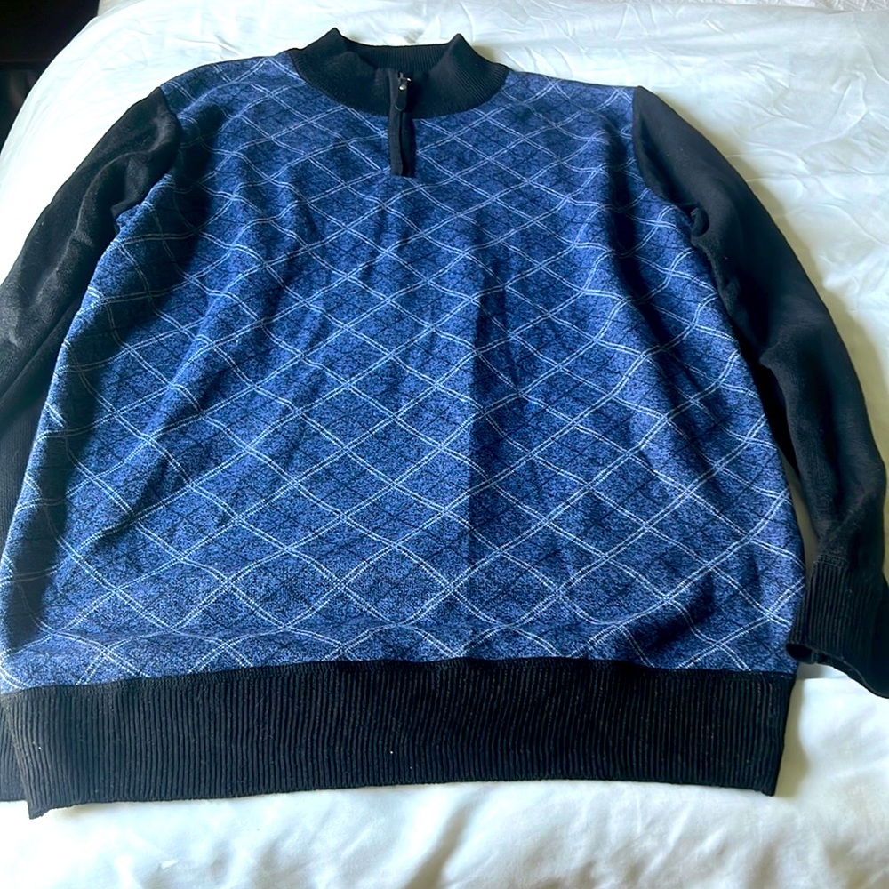 Classy mock turtleneck sweater